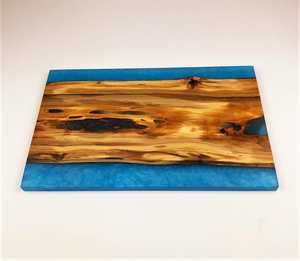 Tabla de cortar de madera de acacia de resina epoxi personalizada para picar pan y el hogar, decoración de cocina rústica moderna de lujo - Product Image 6