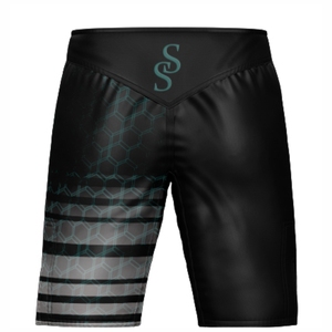Pantalones cortos de MMA personalizados BJJ Fight Shorts para hombres Pantalones cortos de agarre Ideal para boxeo Kickboxing Muay Thai Diseño para artes marciales - Product Image 2