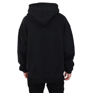 Venta al por mayor casual hombres sudaderas con capucha de peso pesado de alta calidad Unisex de gran tamaño 100% algodón francés Terry algodón tejido con capucha hombres - Product Image 2