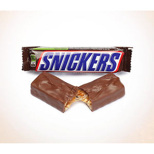 <b>Almond</b> Sn-ickers <b>Chocolate</b> Bar with <b>Almonds</b>, Caramel & Nougat, 50g - Product Image 6