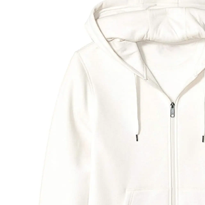 Sweat à capuche zippé en molleton de coton pour homme, style streetwear urbain, doux, chaud, coupe ample, fermeture éclair intégrale, logo personnalisé, OEM, ODM, marque privée, vente en gros - Product Image 4