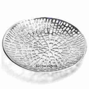 Wholesale Luxury Aluminium Fruits Bowl Customised Disposable Metal Decorative Tabletop for Home & Dining Latest Urban Design - Product Image 5