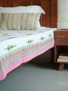 Juego de Sábanas de Hotel de Primera Calidad, 100% Algodón, con Diseño Floral, Impermeables, Textura Suave, Tela Duradera, Acabado Suave, Comodidad Lujosa, 400 Hilos - Product Image 2