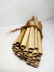 Pailles en bambou écologiques de qualité supérieure en bois/pailles en bambou thé à bulles/pailles en bambou en vrac pas cher - Product Image 4