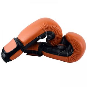 Gants de boxe professionnels de qualité supérieure en gros, logo personnalisé, meilleur sport de ville, cuir PU, sangle de poignet réglable, RC - Product Image 6
