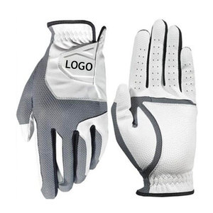 Prix bas quantité minimale de commande pas cher gants de golf professionnels homme dame gants de golf Logo personnalisé meilleure qualité en cuir de mouton gants de golf - Product Image 1