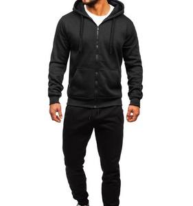 Vente chaude 2025 vêtements de sport confortables vêtements de Fitness hommes survêtement respirant couleur unie remorquage pièce ensemble survêtement décontracté - Product Image 1