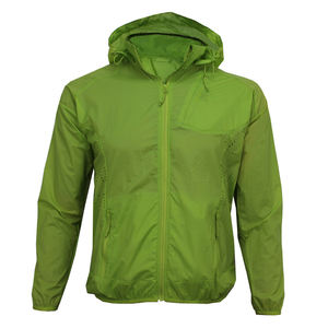 Chaqueta cortavientos de calidad superior para hombre, última moda, lona antiarrugas, precio razonable con posicionamiento del logotipo frontal - Product Image 1