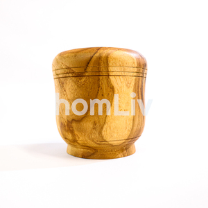 Premium Natural Wooden Mortar and Pestle Set Manual Spice <b>Herb</b> <b>Grinder</b> Eco Friendly Wood Garlic Crusher Kitchen Tool - Product Image 3