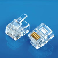 Rg45 Conector Cat5e RJ 45 8P8C LAN Câble Fil Utp Passe À Travers RJ45 Pince À Travers La Prise Cat 6 Rj45 Connecteur Cat6