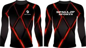 Camisetas de Compresión de Manga Larga para Hombre, de Alta Calidad, para BJJ, MMA, Entrenamiento, Gimnasio - Product Image 4