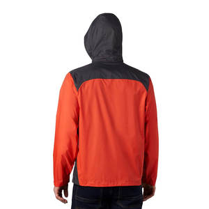 Veste coupe-vent imperméable pour homme avec logo personnalisé 2026, légère, respirante, 100% polyester, col montant, capuche, manteau d'hiver en toile - Product Image 2