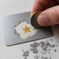 Étiquette autocollante personnalisée thermosensible à gratter pour code-barres, carte à gratter argentée pour loterie, carte cadeau d'épicerie, carte promotionnelle à gratter