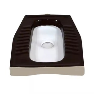 Vistaar Wide Range Black Double Color Eastern <b>Squatting</b> <b>Pan</b> Affordable Ceramic Sanitary Ware for Africa - Product Image 3