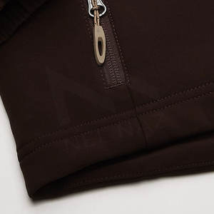 Chaqueta Softshell de alta calidad para hombre, cortavientos impermeable con Logo, lana cálida, diseño largo, chaqueta Softshell informal para lluvia, OEM barato - Product Image 4