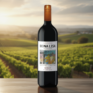 Mona Lisa 100% Merlot Premium-vino rosso secco varetale 13-13,5% Abv 0,75 l di spagna Castilla La Mancha - Product Image 6