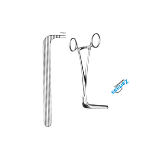 Fórceps de abrazadera intestinal Mikulicz de acero inoxidable de alta calidad 12cm/4,75 "Fabricante de instrumentos quirúrgicos - Product Image 3