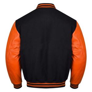 Chaqueta de Béisbol Unisex al por Mayor, Bordado Personalizado, Diseño Universitario, Estilo Urbano para Hombres, Mujeres y Jóvenes, 100% Lana - Product Image 2