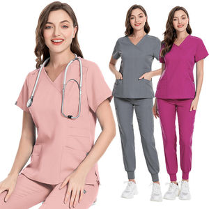Uniformes Médicos de Tallas Grandes, Conjuntos de Uniformes de Enfermería Personalizados con Tela Elástica, Modernos para Mujer - Product Image 4
