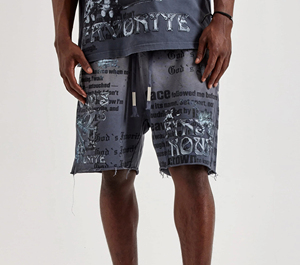 Shorts de basketball pour hommes en polyester mesh double couche, impression par sublimation intégrale de haute qualité, design personnalisé, entrejambe de 5 pouces, style hip hop - Product Image 5