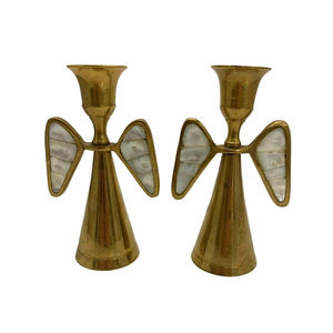 Haute vente en laiton massif ange bougeoir Design Unique décor de table et maison salon article décoratif à vendre - Product Image 6