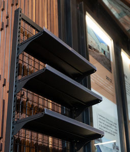 Estante de exhibición de acero de un solo lado modelo ADong A28, estantes de góndola de Metal eficientes para tiendas minoristas y supermercados - Product Image 5