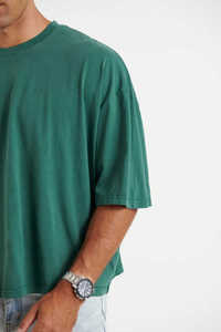 เสื้อยืดโอเวอร์ไซส์ทรงบ็อกซี่แบบครอป รุ่นใหม่ล่าสุด ปรับแต่งได้ ผลิตจากผ้าฝ้าย 100% เสื้อยืดผู้ชายมีลาย - Product Image 4