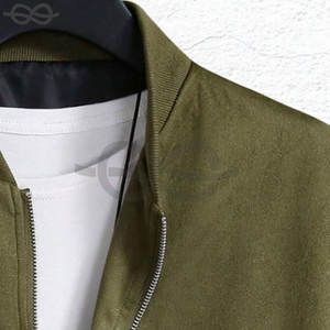 Blousons d'aviateur baggy à épaules tombantes pour hommes, style High Street, nouvelle mode, impression personnalisée avec options de broderie personnalisées OEM - Product Image 4