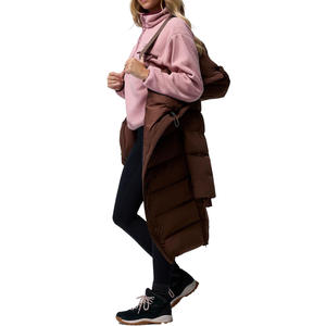 Custom Women Amaze Puff Long Hooded <b>Jacket</b> <b>Thin</b> Lightweight Insulated <b>Waterproof</b> Windproof Winter Warm Quilted OEM Customizable - Product Image 3