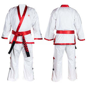 Uniforme de Artes Marciales con Logotipo Personalizado al por Mayor, Serigrafía, Logotipo Frontal, Karate, Taekwondo, Judo, Ligero - Product Image 1