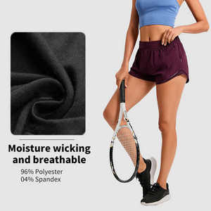 Short pour femme, tissu confortable et respirant en coton, tenue décontractée, vêtements de sport d'été élégants, OEM ODM, vente en gros directe d'usine - Product Image 6