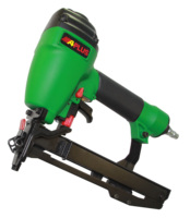 APLUS 90/40MAEH Agrafeuse pneumatique en alliage d'aluminium 40 mm avec support de main extensible, double déclencheur, couronne de 5,8 mm, chargeur long, 200 agrafes, avec cordon
