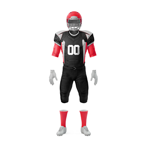 Ensemble d'uniformes de football américain avec logo personnalisé, haute qualité, grande taille, vêtements de sport en polyester, style haut de gamme, respirant - Product Image 3