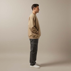 Sudadera Personalizada de Marca Urbana, 370 Gramos, Felpa de Algodón Grueso, 100% Algodón, Transpirable, Ecológica, Estilo Vintage, Color Avena, Corte Regular - Product Image 5