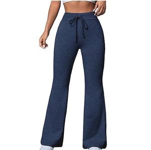 Haute qualité nouveau Design Patchwork panneau vêtements pour hommes mode taille élastique cordon Baggy respirant tricot jambe large droite - Product Image 6