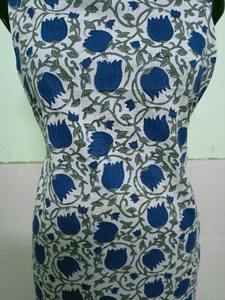 Bloc à main imprimé tablier cuisine coton bio tissu bloc imprimé couleur unie accessoires de cuisine - Product Image 4