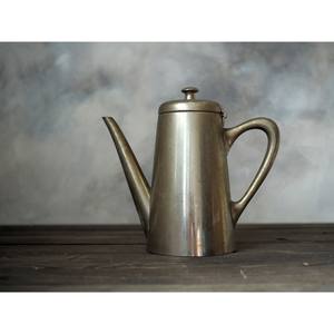 Pichet en acier inoxydable polonais vintage, qualité incroyable à prix raisonnable, pot Sith spouth, cafetière - Product Image 1