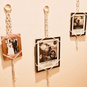 Vente en gros 100% coton, cintre pour cadre photo en macramé, qualité supérieure, fait à la main par des artisans indiens pour la décoration intérieure - Product Image 1