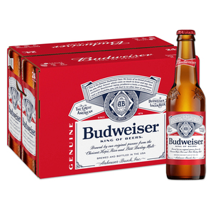 Bière Lager Budweiser en Gros, 24 Bouteilles de 355 ml (12 oz), Saveur Équilibrée avec des Hops Nobles et du Malt d'Orge - Product Image 2
