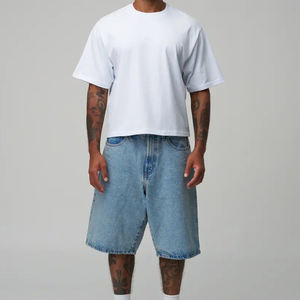 เสื้อยืดโอเวอร์ไซส์ทรงครอป ผ้าคอตตอน 100% น้ำหนักเบา คุณภาพสูง ผลิตโดย OEM รับผลิตตามแบบ พร้อมสกรีนโลโก้ ระบายอากาศได้ดี แห้งเร็ว - Product Image 3