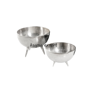 Modernos Tazones de Aluminio Desechables de Alta Calidad, Ecológicos, Clásicos, Lisos, para Servir Ensaladas y Smoothies, con Acabado Dorado y Plateado, para Regalo, para Cocina - Product Image 4