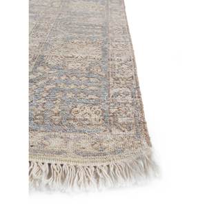 Alfombra Afgana de Lana Tejida a Mano con Diseño de Medallón, Color Marfil, para Uso Doméstico - EA-3112 (Cs-01) - Product Image 4