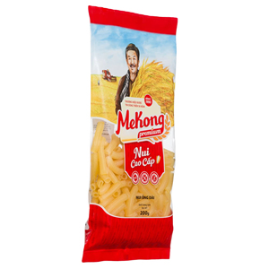 Premium Long Yellow Macaroni Pasta 200g High Quality <b>Wheat</b> Pasta Vietnam Supplier Manufacturer OEM - Product Image 1