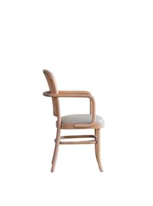 เฟอร์นิเจอร์เก้าอี้สนามทำจากไม้มะฮอกกานีและหวาย ผสมผสานกับกระดาษทรายอย่างดี เหมาะสำหรับความต้องการที่หลากหลาย - Product Image 3