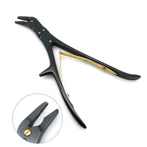 Rongeur osseux orthopédique Beyer, conception incurvée, acier allemand robuste, pinces de coupe manuelles réutilisables - Product Image 6