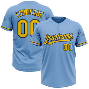 Venta al por mayor Premium personalizado OEM camisetas de béisbol de alta calidad 100% poliéster nuevo estilo hombre uniforme con diseño cosido - Product Image 3