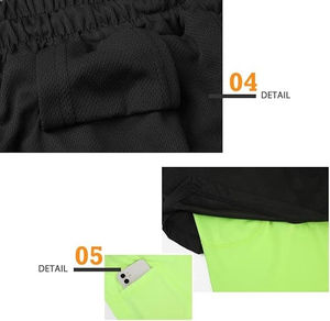 Shorts de compression de course en gros OEM Tissu extensible confortable Respirant Matériel léger pour l'entraînement Expédition rapide - Product Image 6