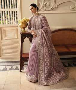 ชุดเดรส Lehenga สำหรับผู้หญิงประดับลูกปัดหนักสำหรับงานแต่งงานของปากีสถานสำหรับเจ้าสาว - Product Image 5