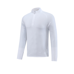 Fabricación de alta calidad ODM OEM Venta al por mayor Hombres Camiseta de manga larga Imprimir Camisetas de fútbol lisas Cuello alto Estilo deportivo - Product Image 6