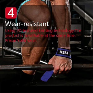 ยกน้ำหนักยิมยกน้ำหนักสายรัดข้อมือซิลิโคนขายส่งฟิตเนสข้อมือข้อมือที่กำหนดเองโลโก้สายรัดข้อมือ - Product Image 5